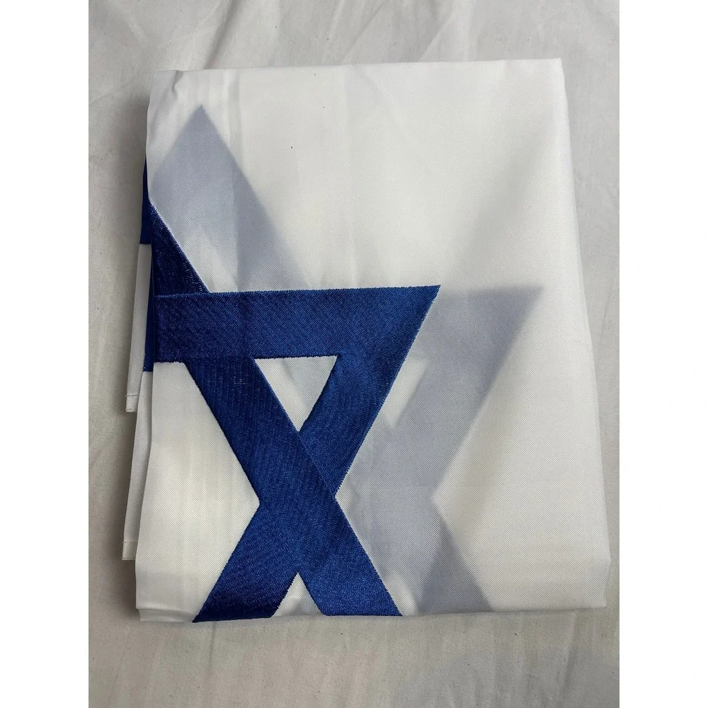 Israel National‎ Flag Blue White Star of David Polyester 60x30 Inch Large Banner